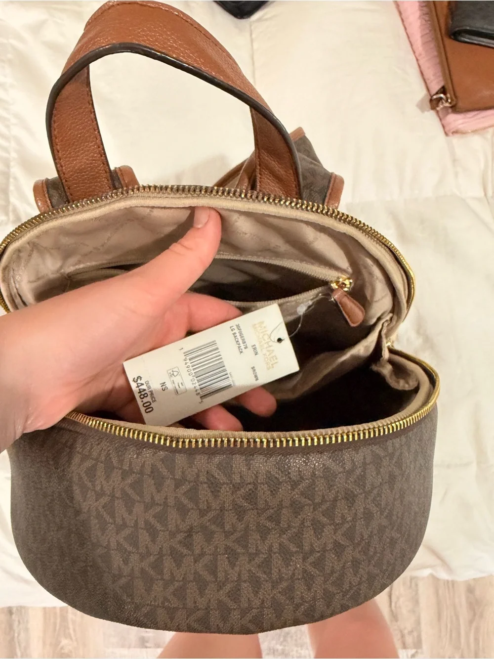 Full size NWT Michael kors bookbag